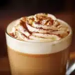 Delicious Vanilla Chai Latte topped with aromatic spices in a cozy cup