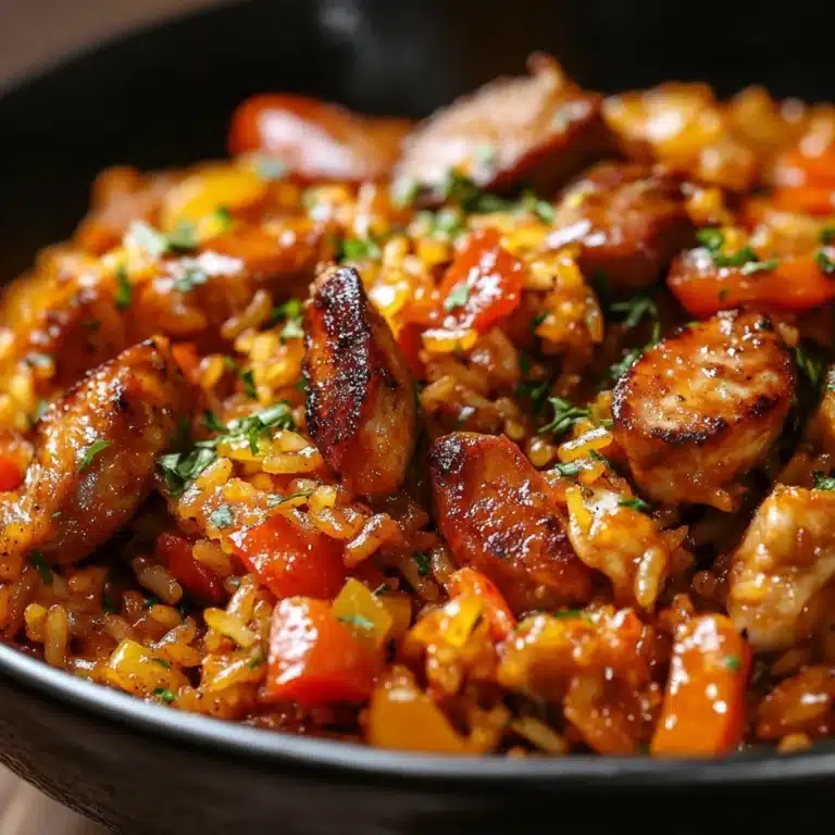 Authentic Cajun Jambalaya 7 Delicious bowl of authentic Cajun jambalaya with shrimp and sausage