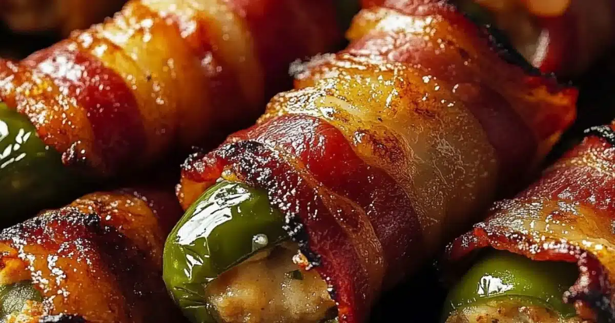 Bacon Wrapped Jalapeno Poppers