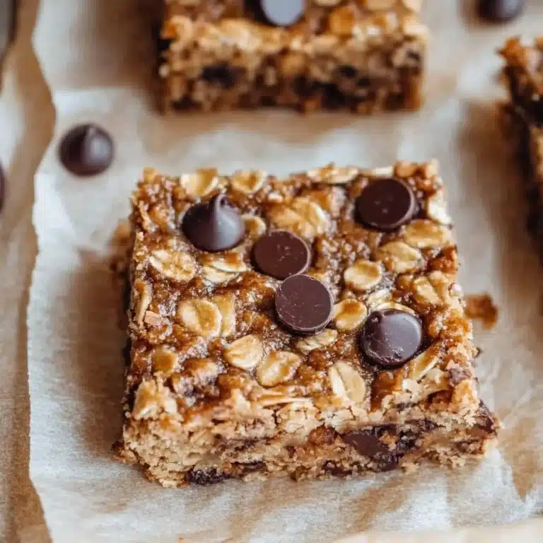 Home 9 Healthy banana oatmeal bars made with ripe bananas and oats