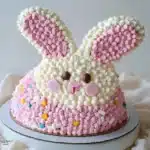Beginner Easter Bunny Cut Up Cake decorated for Easter celebrations