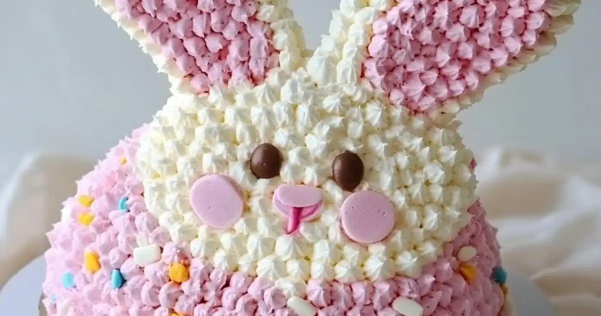 Beginner Easter Bunny Cut Up Cake