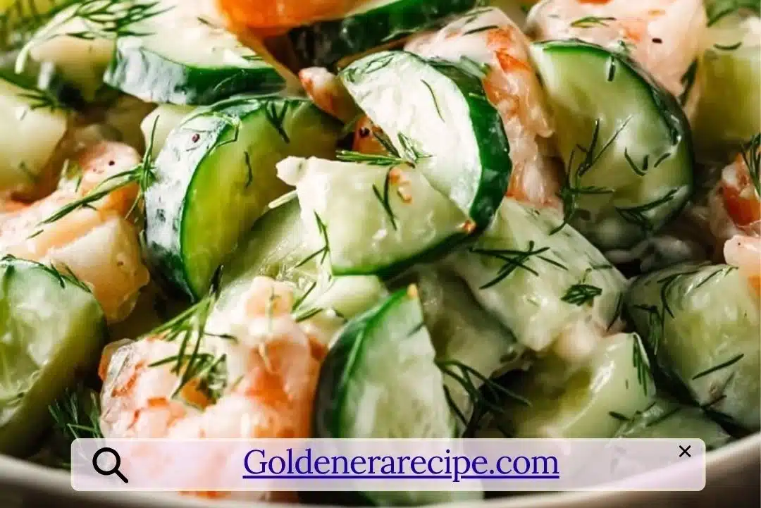 Healthy Cucumber Shrimp Salad