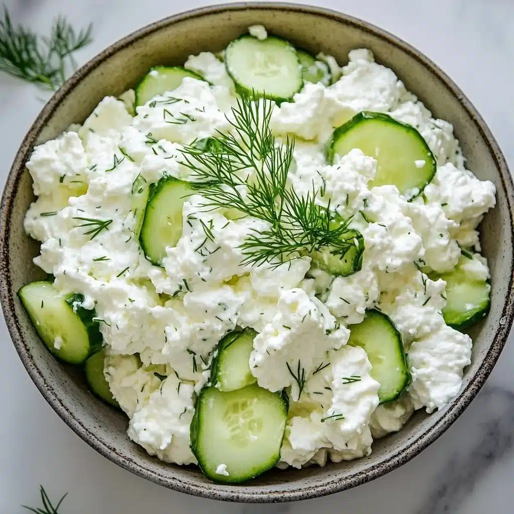 Cottage Cheese Cucumber Salad