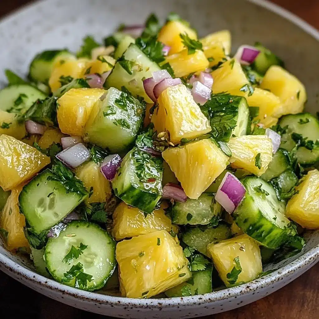 Pineapple Cucumber Salad