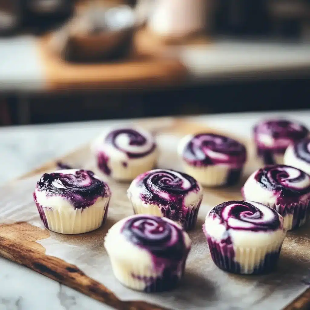Blueberry Swirl Yogurt Bites