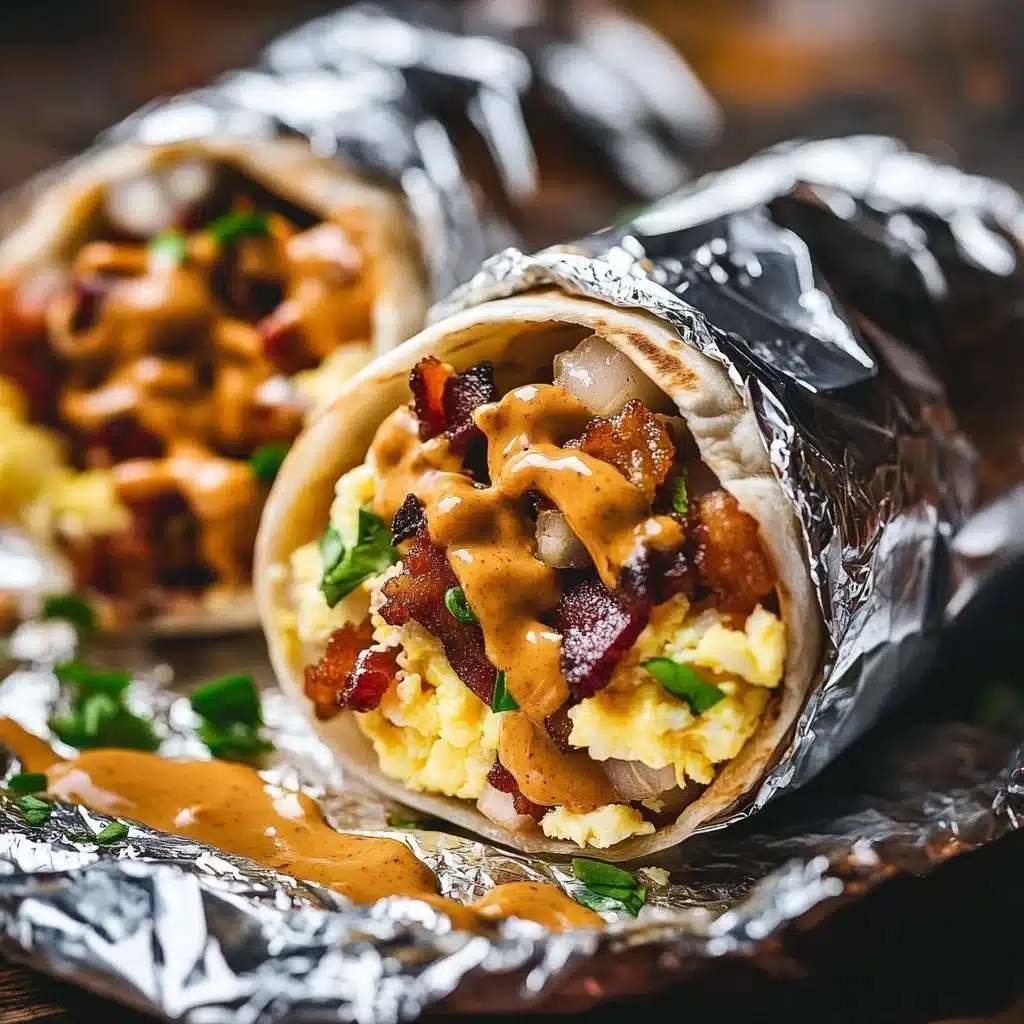 Breakfast Burritos 5 A delicious breakfast burrito filled with eggs, cheese, and veggies