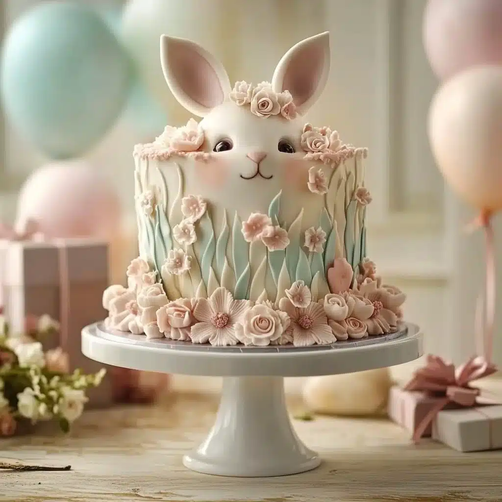 Bunny Rabbit Birthday Cake