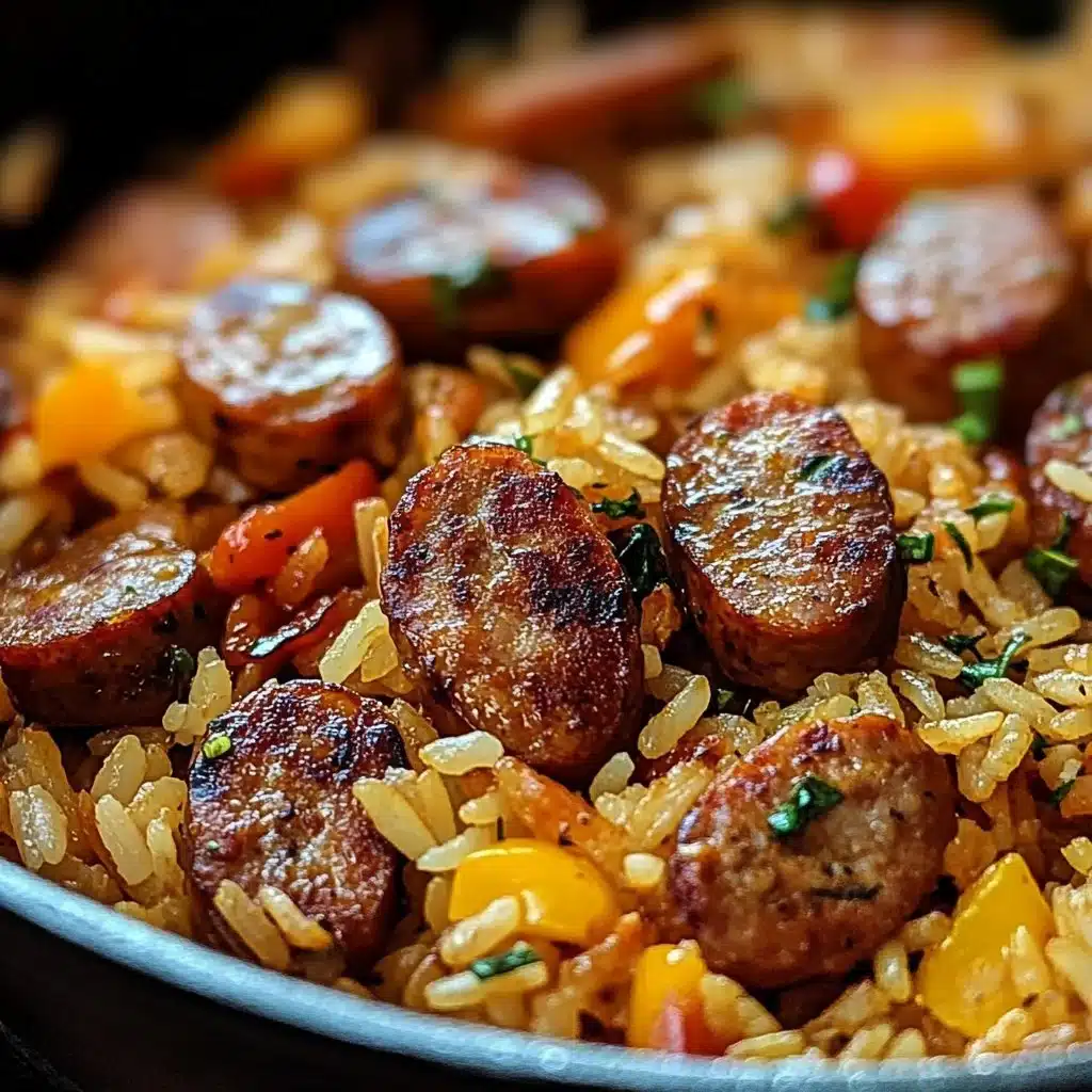 Cajun Sausage and Rice Skillet