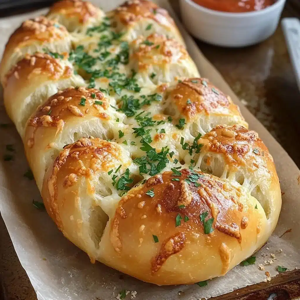 Cheesy Stuffed Garlic Bread Rolls