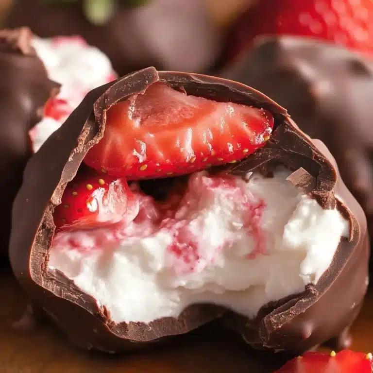 Delicious chocolate strawberry yogurt clusters recipe for a sweet treat