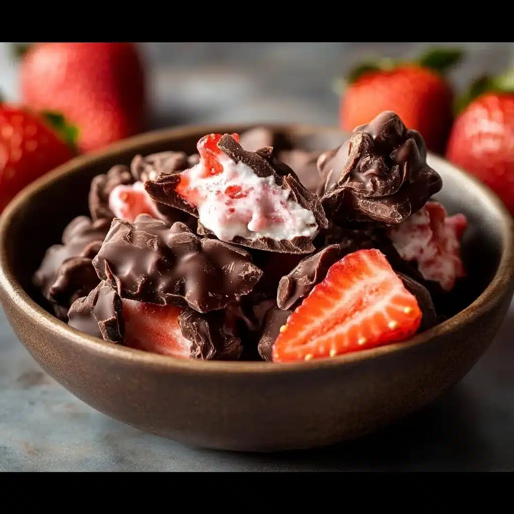 Chocolate Strawberry Yogurt Clusters (Viral Recipe!)