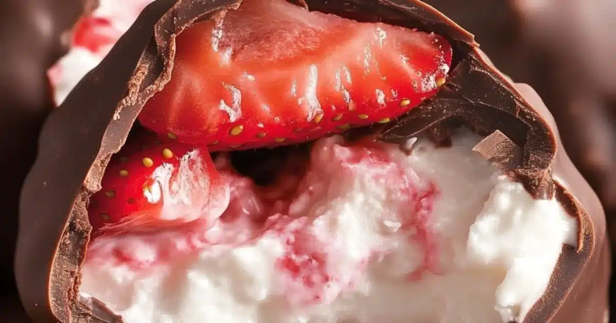 Chocolate Strawberry Yogurt Clusters (Viral Recipe!)
