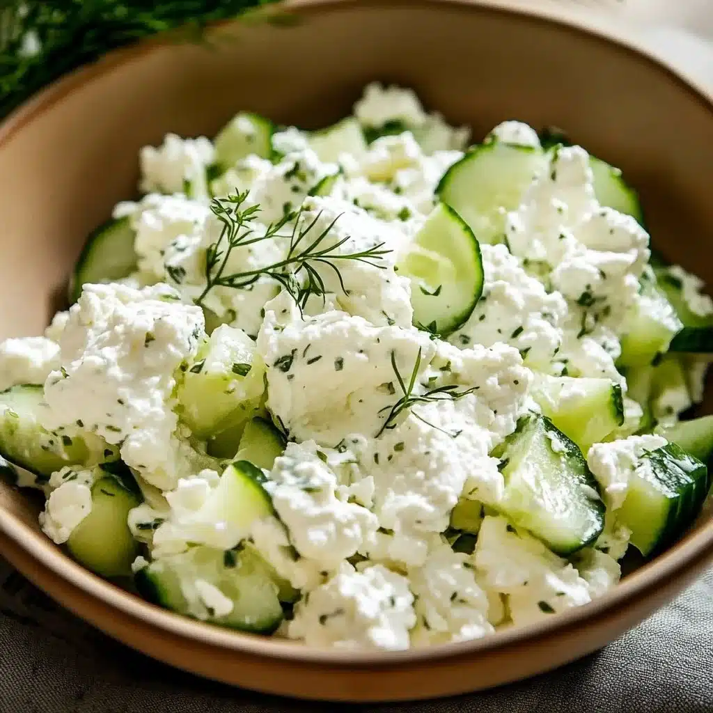 Cottage Cheese Cucumber Salad