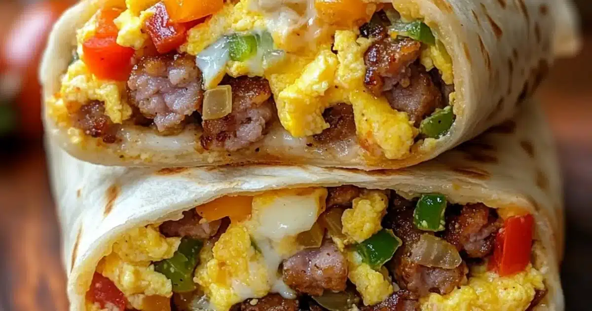 Cowboy Breakfast Burrito
