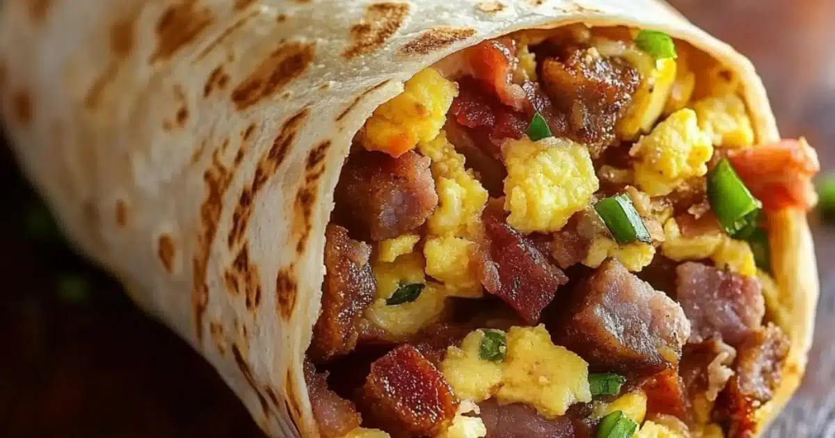 Cowboy Breakfast Burrito