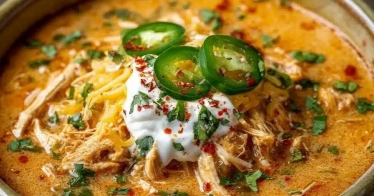 Creamy Chicken Enchilada Soup