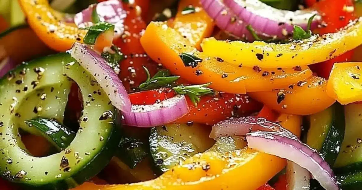 Cucumber Pepper Salad