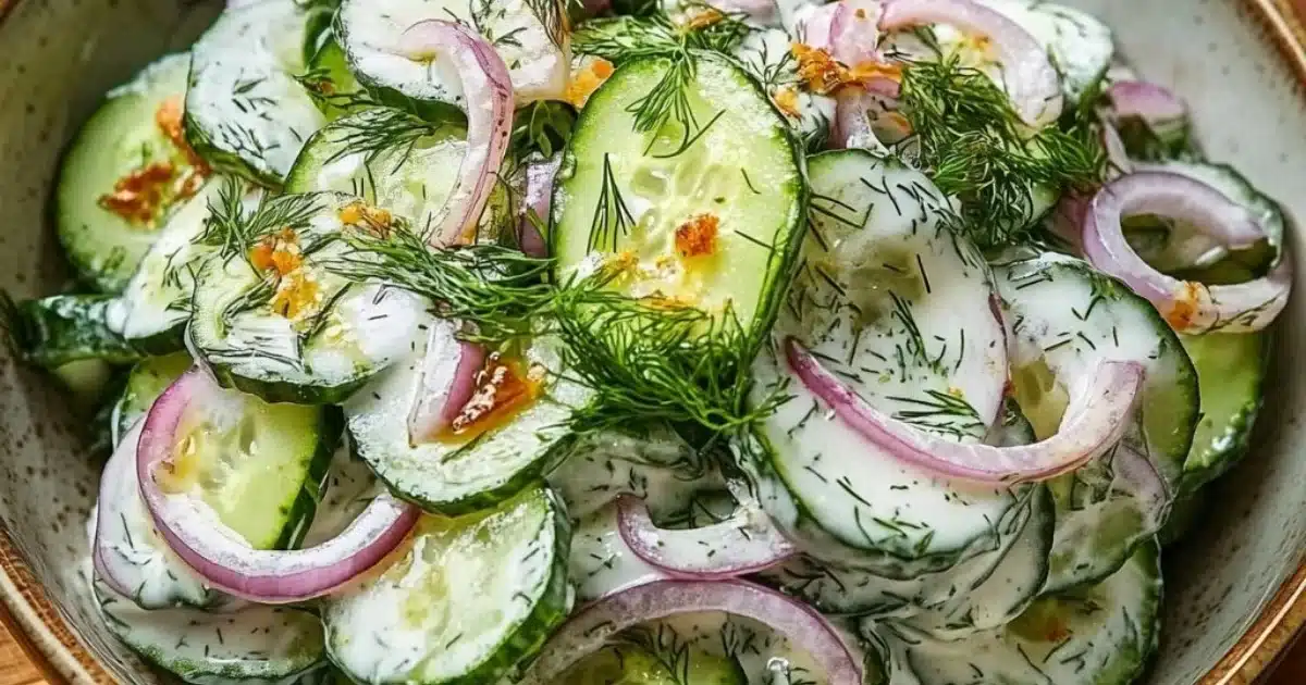 Cucumber Ranch Salad