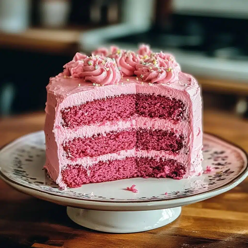 Fluffy Pink Velvet Cake That Celebrates Every Occasion
