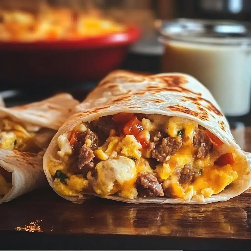 Freezer Breakfast Burritos