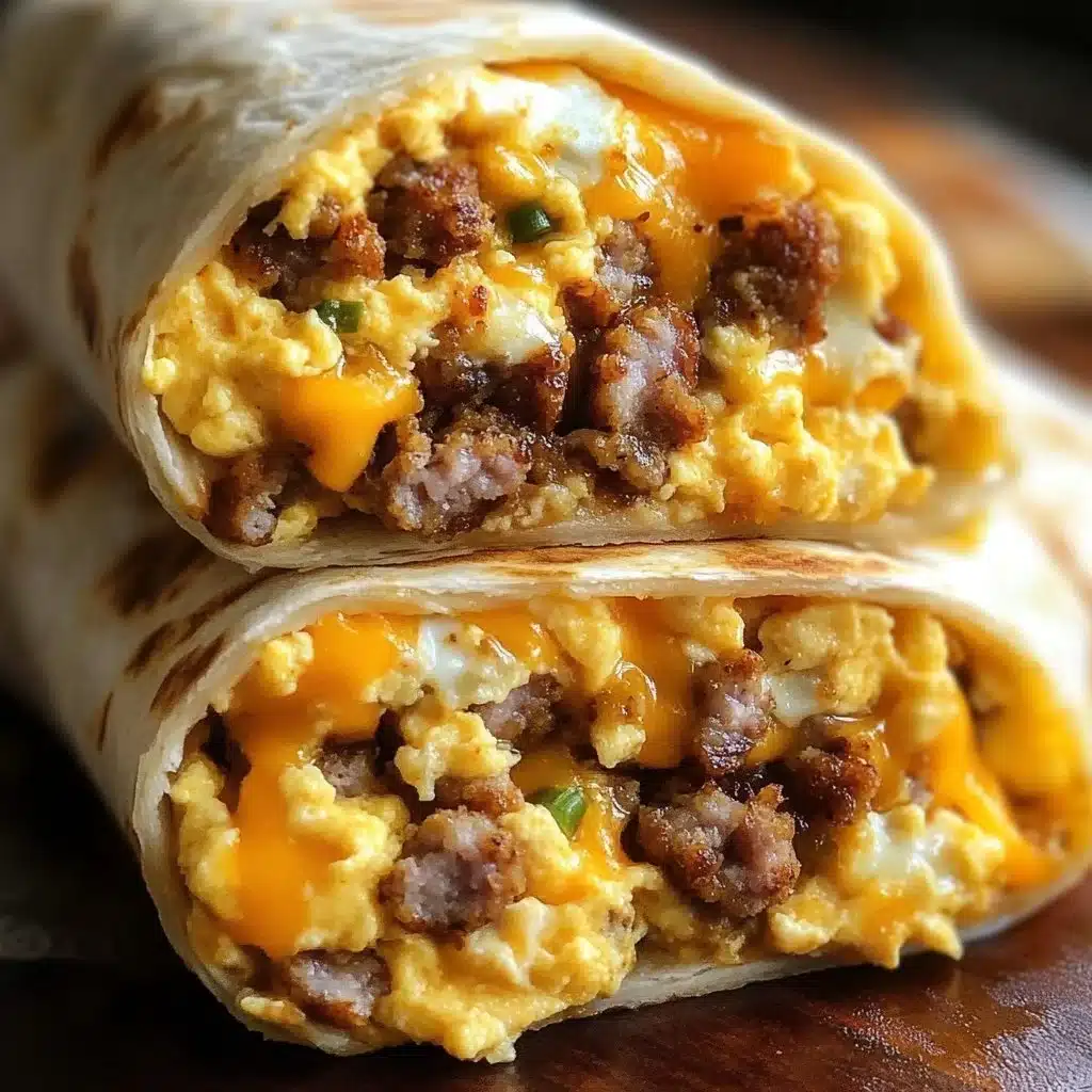 Freezer Breakfast Burritos