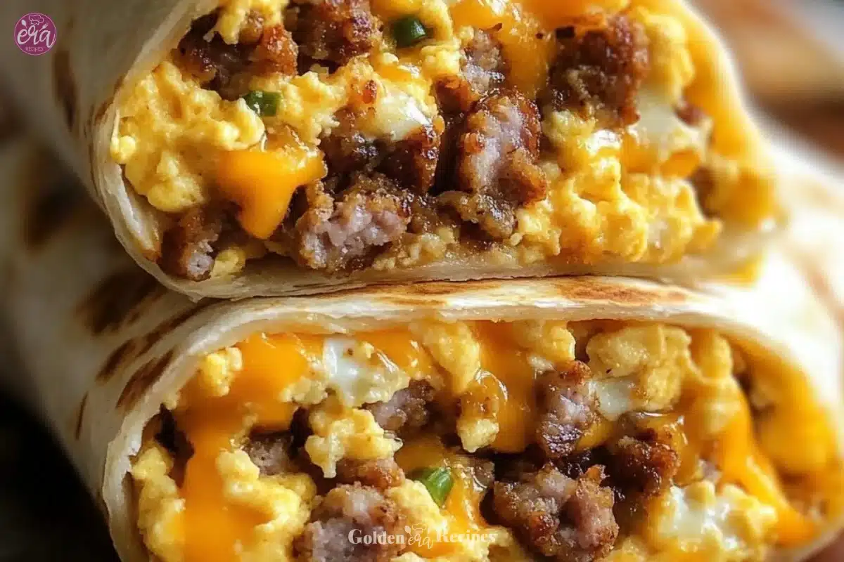 Freezer Breakfast Burritos