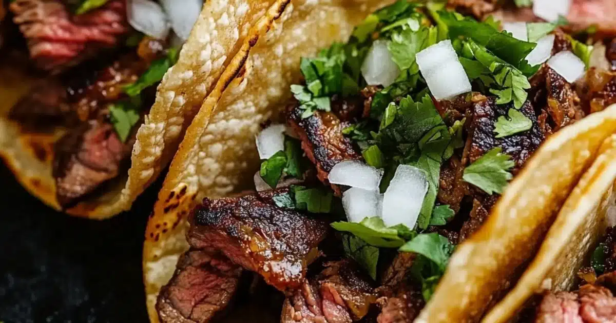 Grilled Beef Mexican Street Tacos