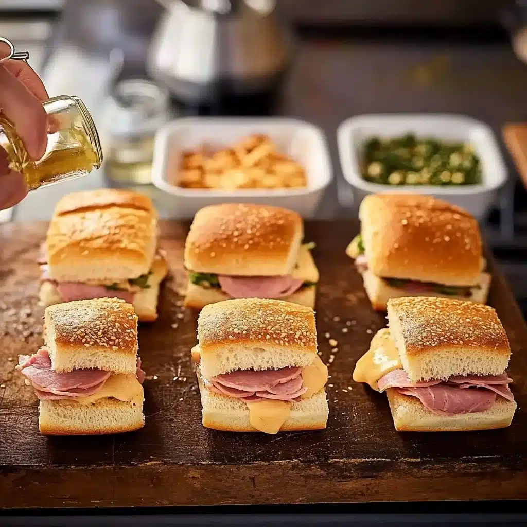 Ham and Havarti Cheese Sliders 2 Ham and Havarti Cheese Sliders