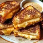 Hawaiian Roll Grilled Cheese sandwich with melted cheese and golden bread