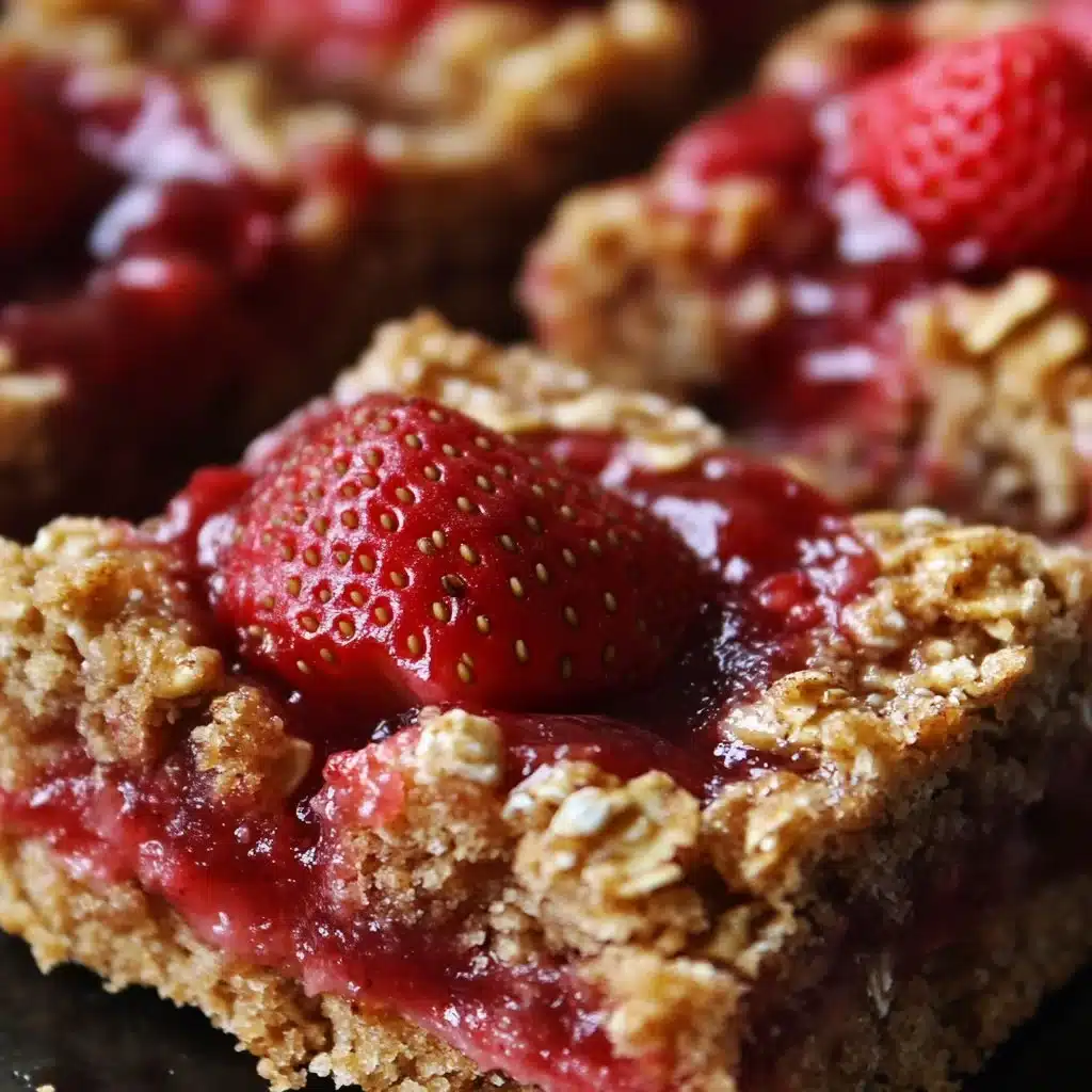 Healthy Strawberry Oatmeal Bars