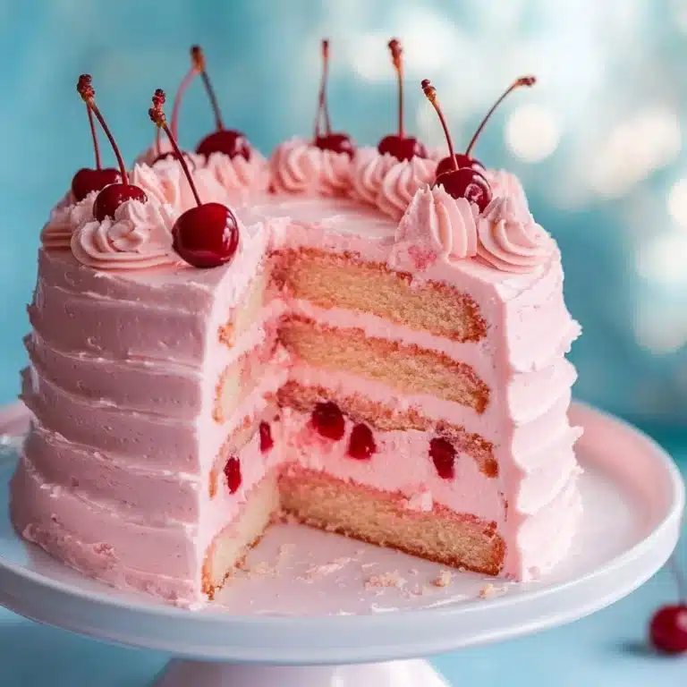 Homemade Cherry Chip Cake Recipe