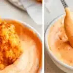 Homemade Raising Cane's Chicken with Cane's Sauce served on a plate