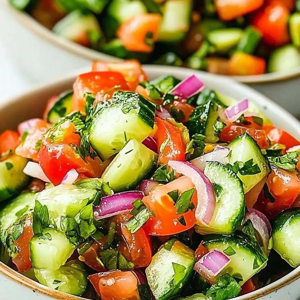Italian Cucumber Salad