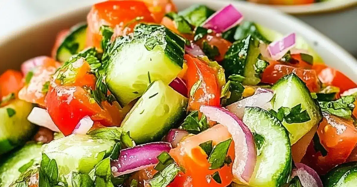 Italian Cucumber Salad