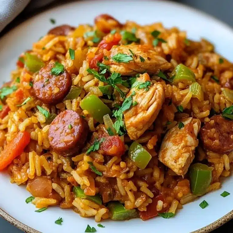Jambalaya Chicken Turkey Sausage 7 Delicious Jambalaya Chicken Turkey Sausage served in a colorful bowl