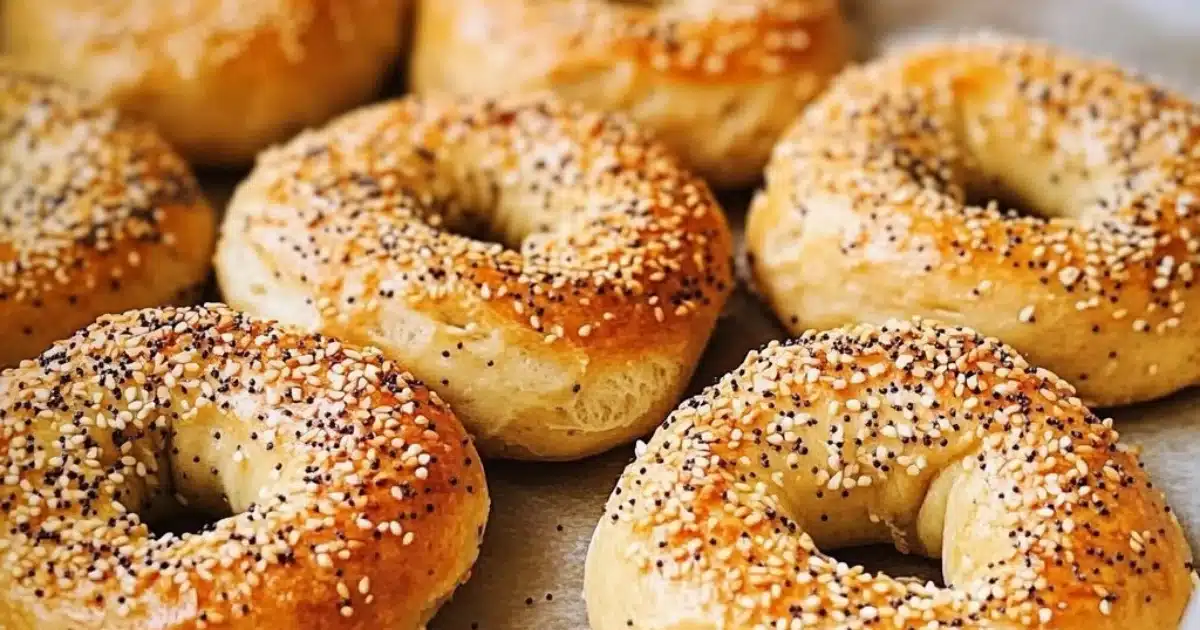 No Rise Greek Yogurt Bagels