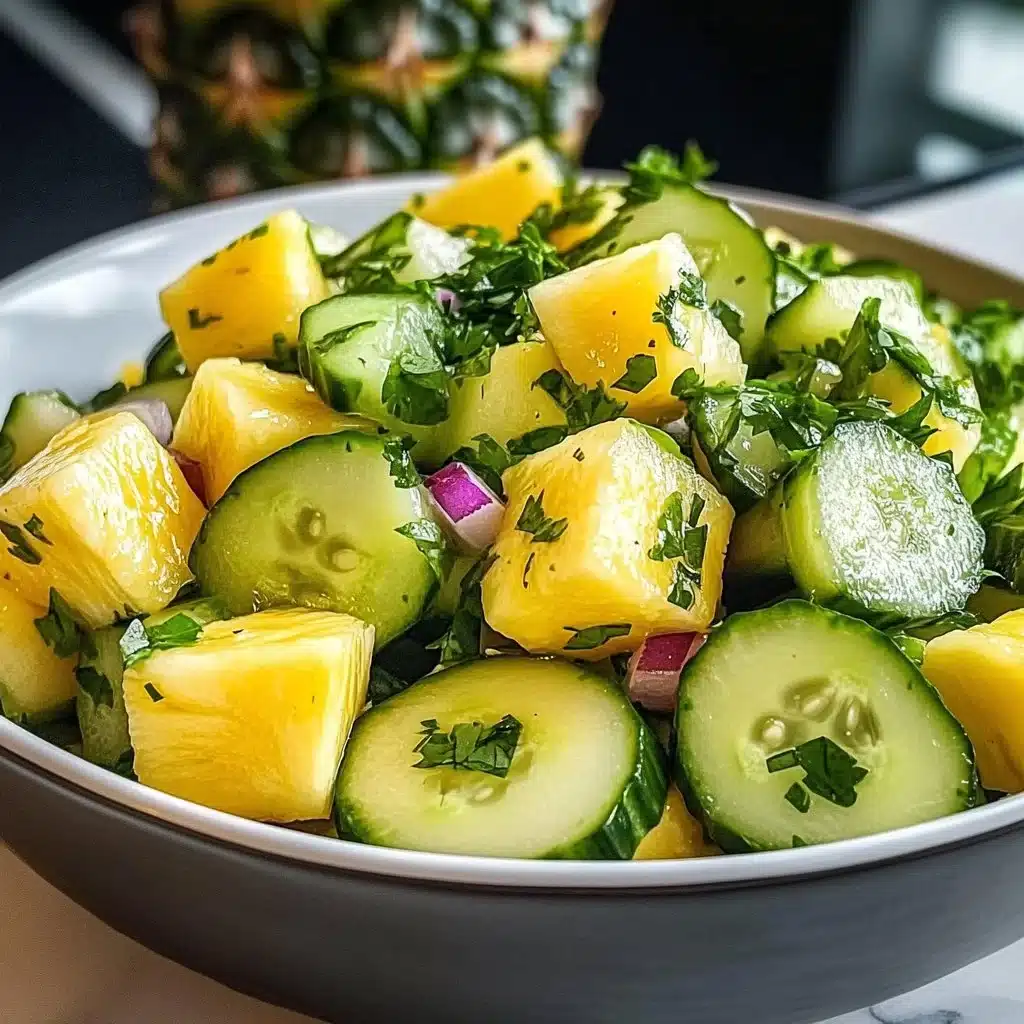 Pineapple Cucumber Salad