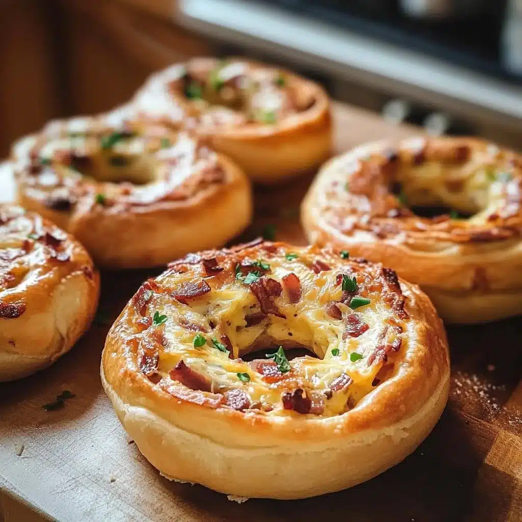 Quiche Stuffed Bagels