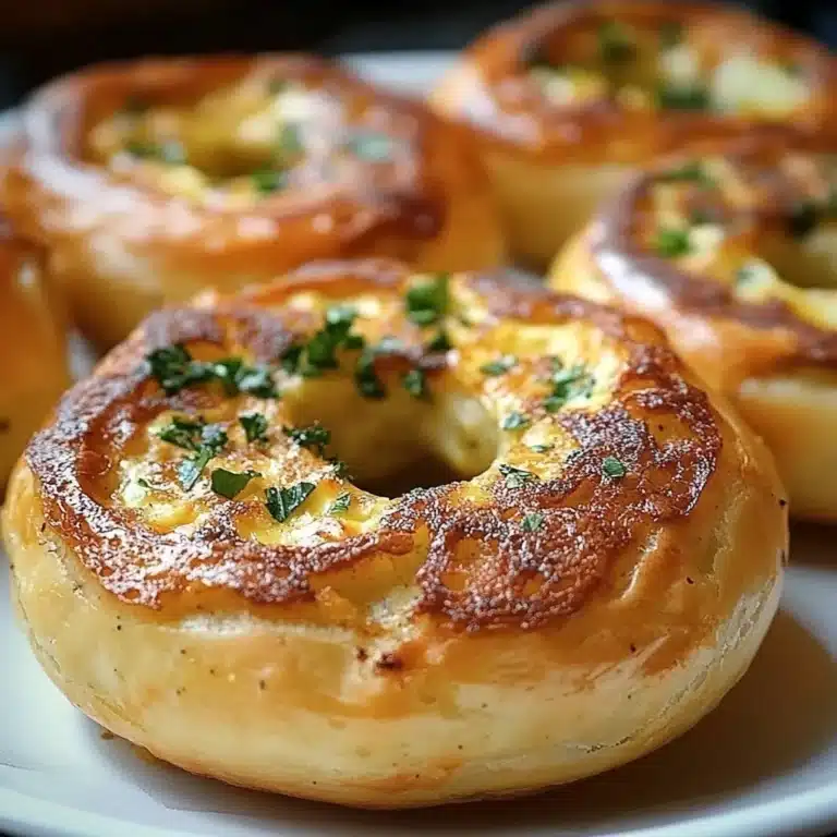 Home 12 Delicious quiche stuffed bagels with creamy filling and golden crust