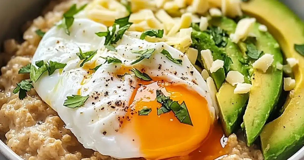 Savory Avocado Oatmeal