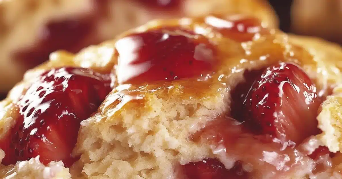 Strawberries and Cream Scones