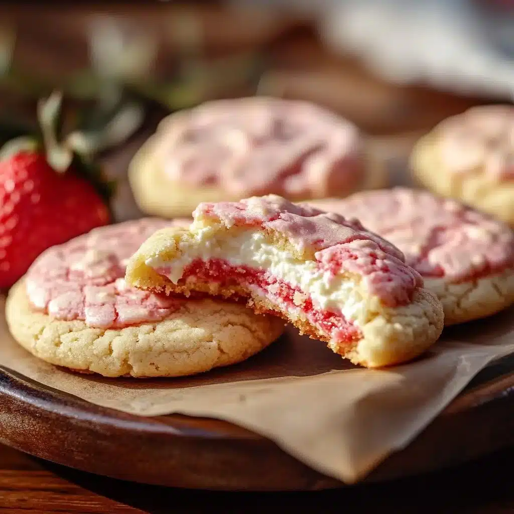 Strawberry Cheesecake Cookies 2 Strawberry Cheesecake Cookies