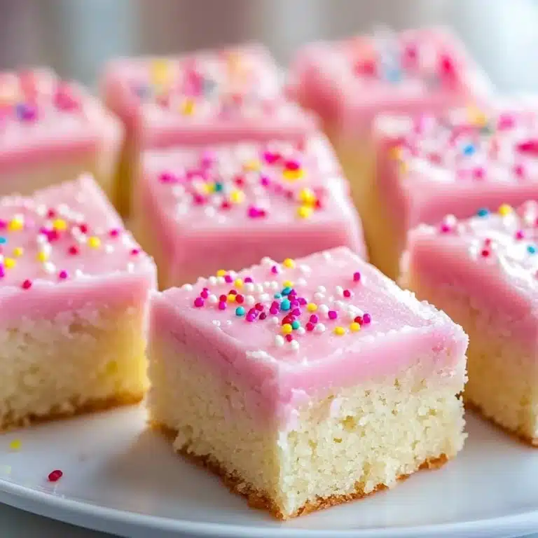 Delicious homemade sugar cookie bars served on a plate.