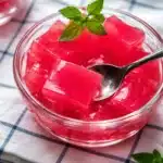 Collagen jello cubes for appetite control, a low-calorie snack for weight management.