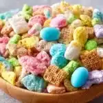 Bunny Bait Easter snack mix with colorful candies and treats.