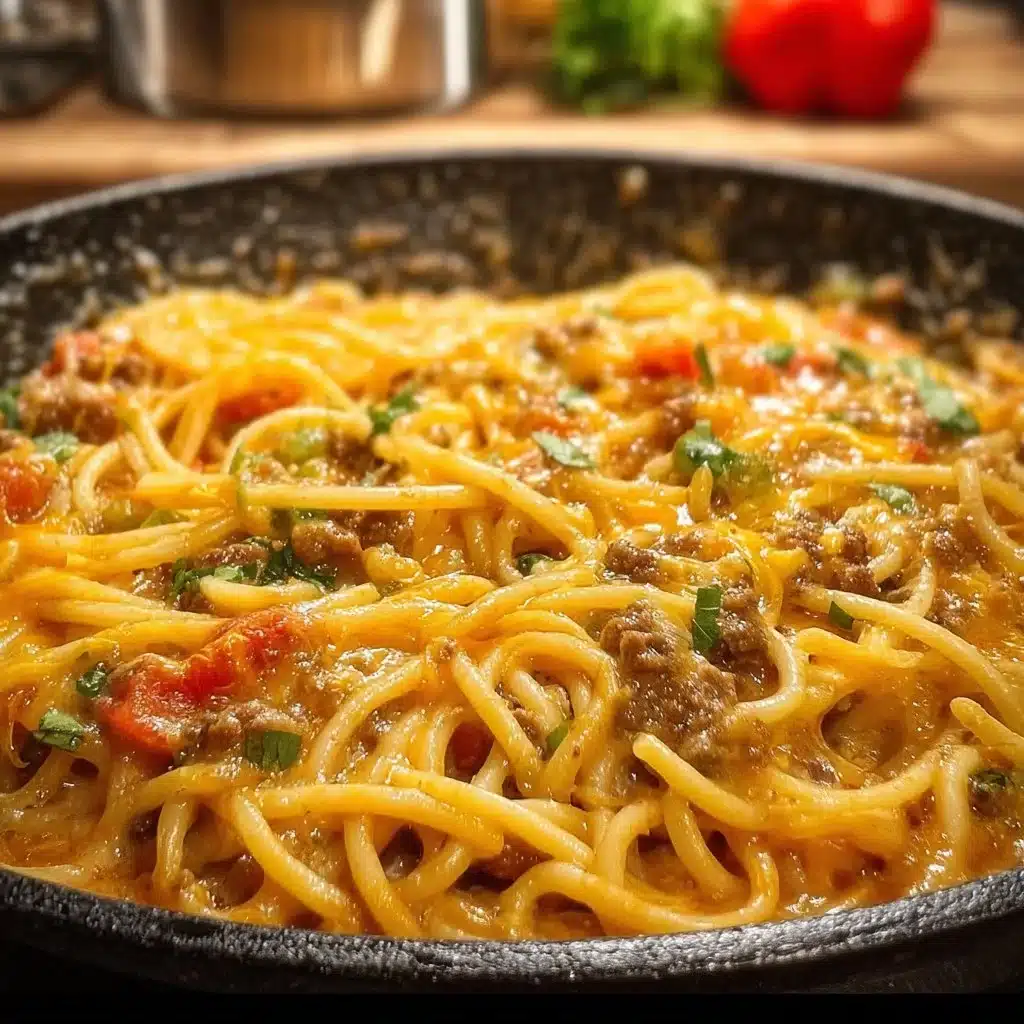 Cheesy Spaghetti with Rotel