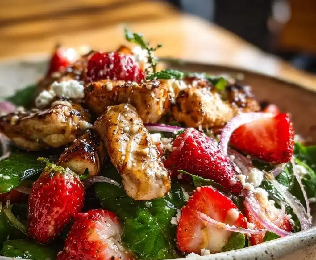 Chicken & Strawberry Salad