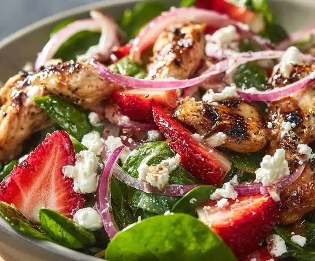 Chicken & Strawberry Salad