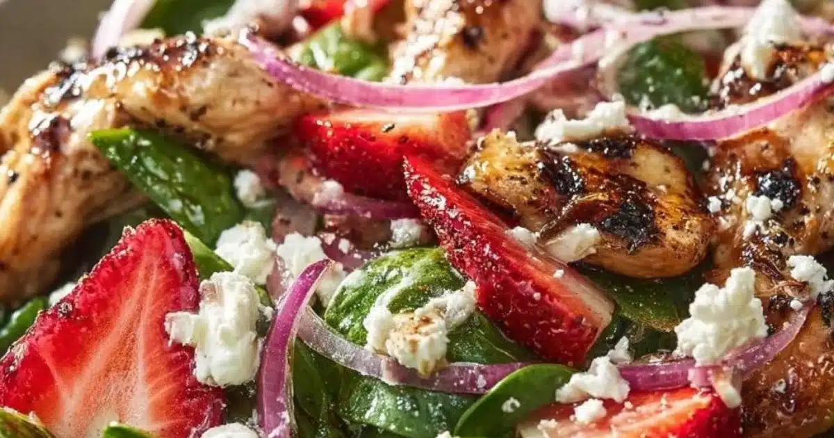 Chicken & Strawberry Salad